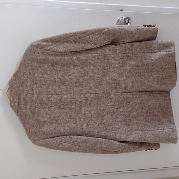 Vintage John Alexander Harris Tweed Woven Sports Coat Scottish Wool - Picture 13 of 13